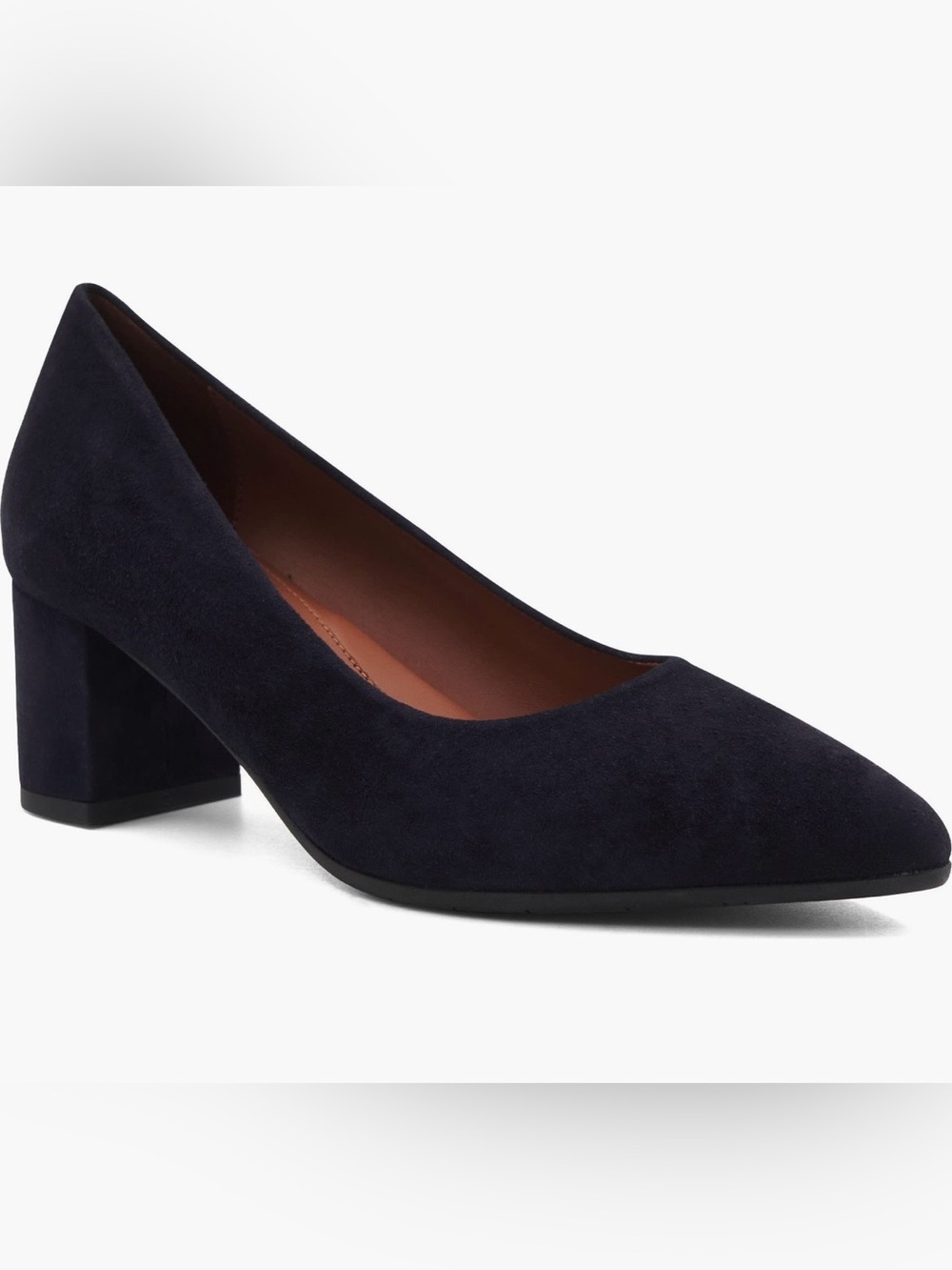 Aquatalia Black Kari Weatherproof Suede Pumps Sz 7.5
